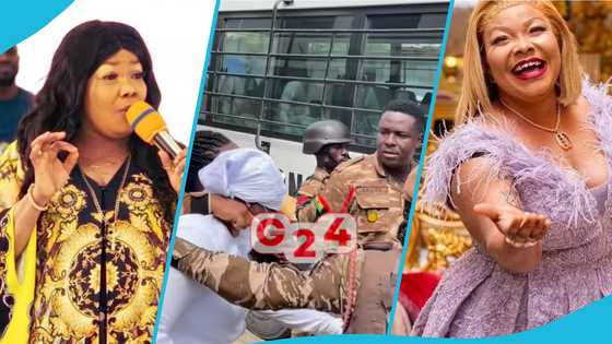 Fans react as Nana Agradaa appears fair and curvy in new videos after the court denies her bail