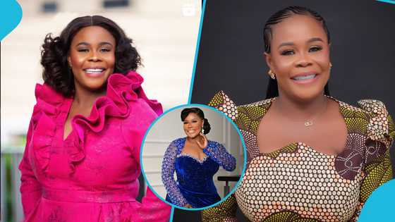 Yaa Konamah captivates in stylish corseted lace gown and flawless makeup for her birthday shoot