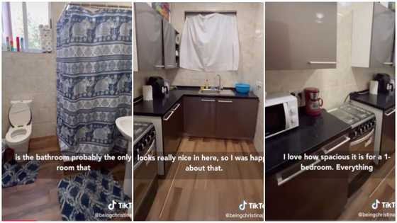 Haitian woman tours apartment she rented in Ghana for GH₵2,000 per month; many are not impressed