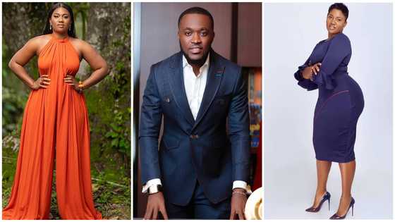 Photo of Abena Korkor and Osei Kwame Despite's son Kennedy posing together causes stir