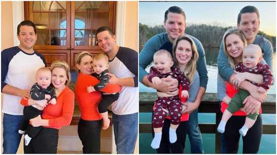 Amazing story of twins who married twin brothers, gave birth to kids while living in same house surfaces