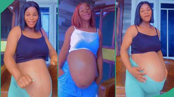 "My water broke": Pregnant lady suddenly delivers twins after she was booked for CS in hospital