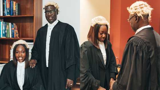Man called to the bar same year he gave birth welcomes daughter in learned profession