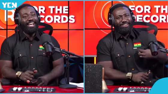 Okatakyie Afrifa checks his end of semester results, rejoices in video