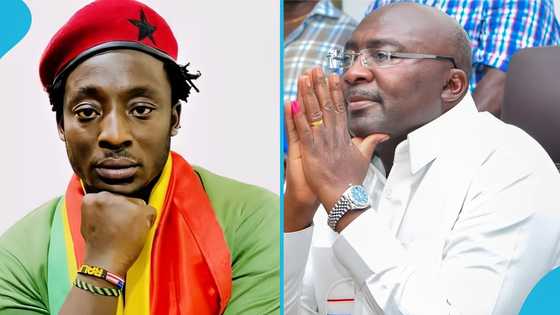 Alleged Dr Bawumia's supporters engage in a scuffle with Ralph St Williams during market visit in Kumasi