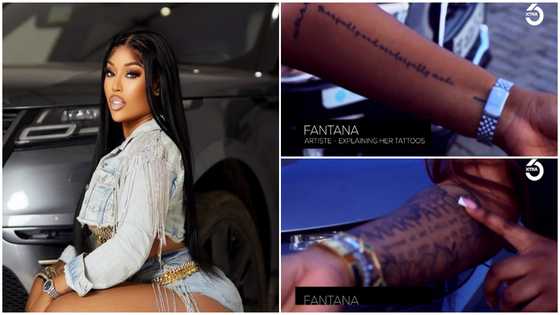 Fantana shares the meaning of her tattoos, video gets one die-hard fan agitated.