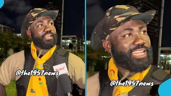 Stop galamsey demo: Okatakyie Afrifa scolds journalist at Jubilee House