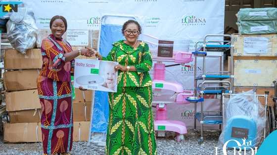 Ghana's First Lady Lordina Mahama donates medical equipment to Techiman North Constituency