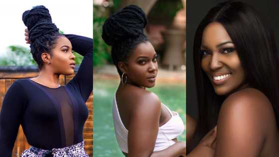 Curvy Ghanaian model shows skin in adult photos; urges fans to love their bodies