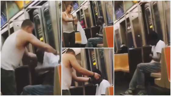 Kind man removes his shirt, cap and wears it on stranger without cloth on train, video melts hearts
