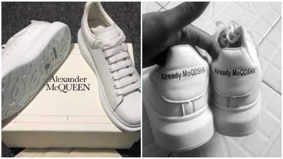 Rearrange the alphabets: Reactions as man reveals what he got after paying for a designer sneakers