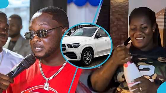 Young Ghanaian CEO surprises wife with luxurious Benz GLE for giving him a child