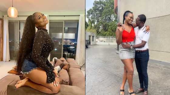 Christabel Ekeh boldly flaunts her 'papa no' in stunning photos; fans congratulate her