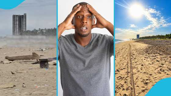 Labadi Beach: On-the-ground photos challenge images circulating online after demolition exercises