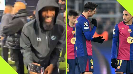 Rudiger spotted laughing wildly after Barca's embarrassing home defeat to Leganes