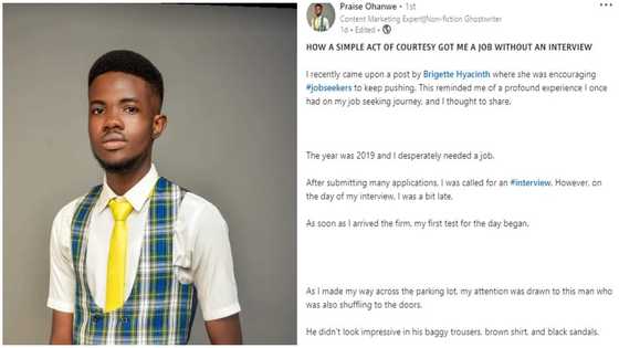 He asked me to hold his bag: Man shares how courtesy got him a managerial job without interview