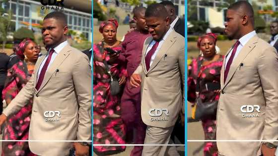 Sammy Gyamfi snubs elderly woman who praised him after the budget statement in parliament