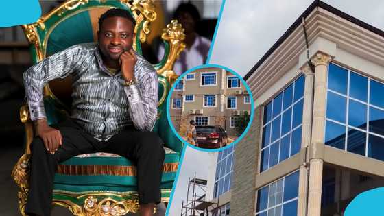 Ghanaian gospel star Broda Sammy celebrates 50-room hotel, video sparks praise