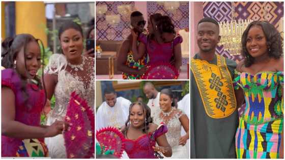 Beautiful videos drop as Anita Sefa Boakye's sister who is a doctor marries in another plush Kumasi wedding