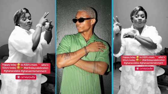 KiDi's mum displays fire dance moves to his Lomo Lomo song, video melts hearts