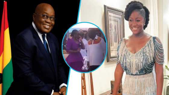 Edwina: Akufo-Addo's daughter defies national anthem in video, netizens call him out: "Hypocrisy"