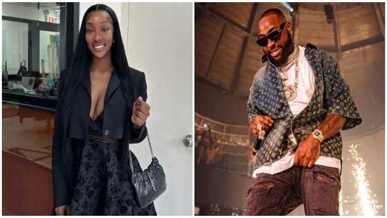 Davido's alleged baby mama Anita shares singer's phone number: "Call him and find out"