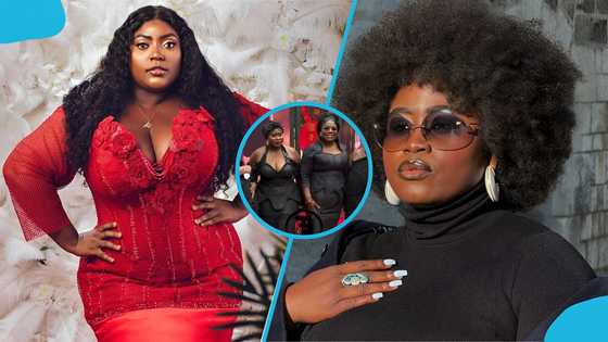 AJ Sarpong slams netizen for criticising Lydia Forson over her appearance at father's 40-day observation
