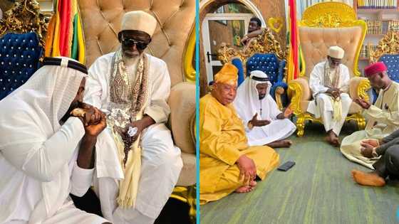 Ghanaian media personality Okatakyie Afrifa-Mensah visits National Chief Imam