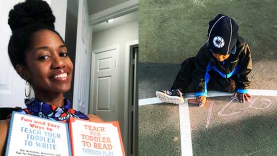 Mom tutors 36-month-old son to read, write & do math at home; helps some parents