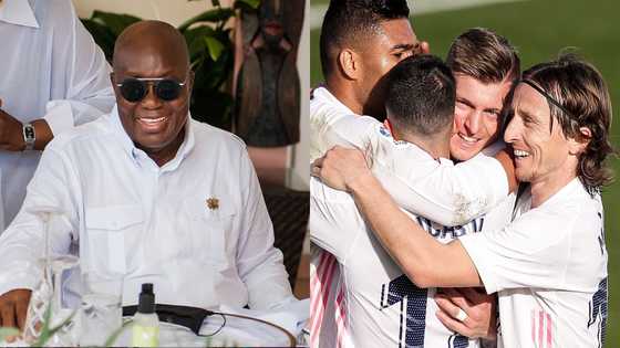 Akufo-Addo b'day: Real Madrid surprises president with signed No.77 jersey