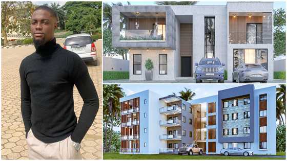 22-year-old Ghanaian architect develops architectural designs of modern homes in Ghana which impress many