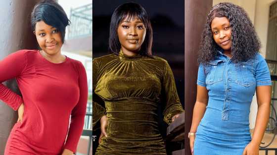 Nana Ama Strong: Strongman's beautiful girlfriend dazzles in latest photo