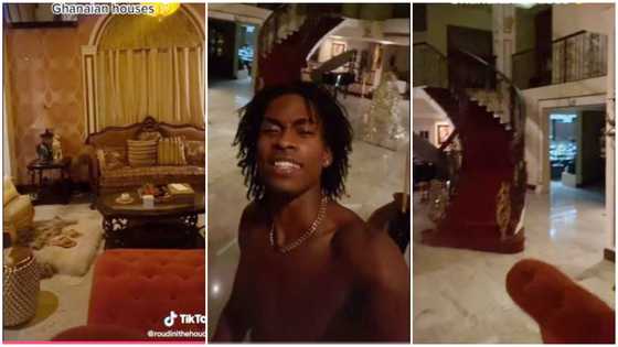 Ghanaian man flaunts plush mansion in video; many claim it is better than most American houses