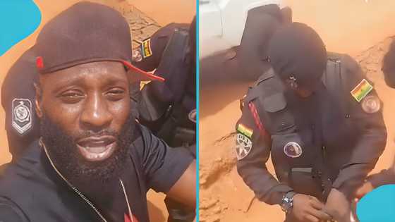 US citizen blasts Ghanaian police officers for searching him in public, video sparks reactions