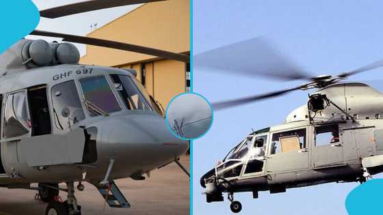 Eyewitness video shows Obuasi helicopter crash site, smoke rising from Adansi hillside