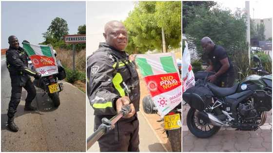 I've ridden bicycle from Lagos state to Ghana before - Nigerian biker Kunle Adeyanju says in viral video