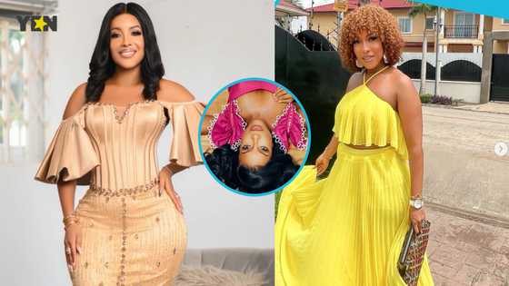 Joselyn Dumas looks charming in pink maxi dress and expensive hair for her New Year's photoshoot