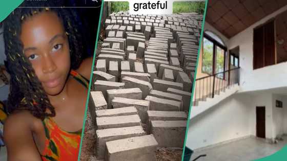 Pretty lady shows off the house she built with her savings, many applaud her