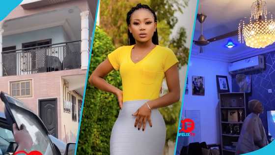 Akuapem Poloo inspires many as she shows off the simple interior of her room in a classy compound house