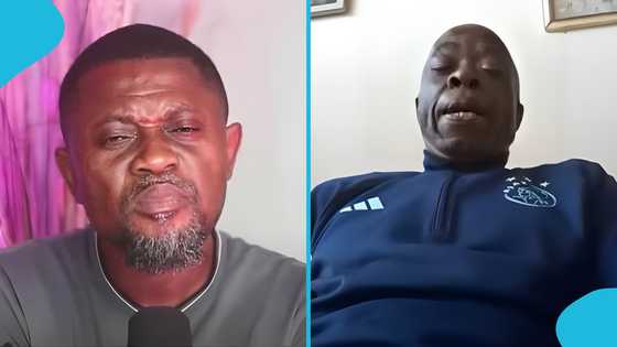 Elderly Ghanaian man likens abroad to prison, encourages people earning GH¢5k and above to stay home