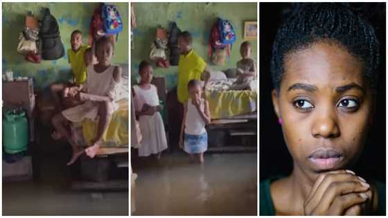 Meet the family who have been comfortably living in a flooded apartment for 5 years; video pops up