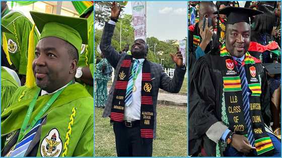 Double Triumph: Ghanaian man conquers academic heights with back-to-back master's and law degrees