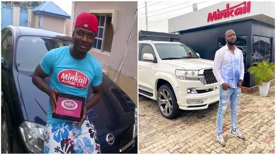 Man displays how he took his business to the next level in 8 years; pops eyes