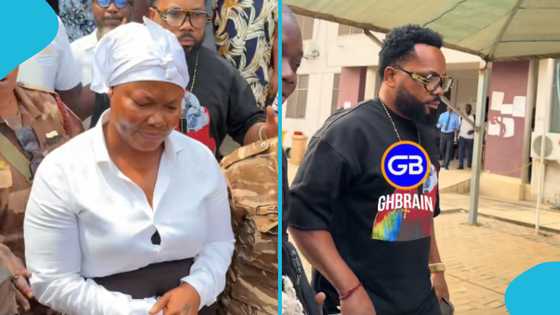 Angel Asiamah looking stylish as Agradaa appears in court, video trend