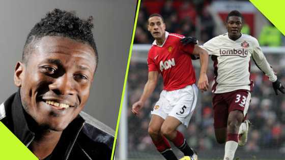 Man United Legend Player Names Asamoah Gyan as the Flashiest Player He Ever Coached