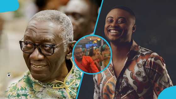 President Kufuor’s granddaughter reportedly marries Olele Salvador in private ceremony, video