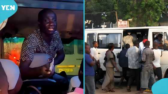 Trotro driver returns passengers from Abuakwa after they refuse to pay his set price of GH¢10