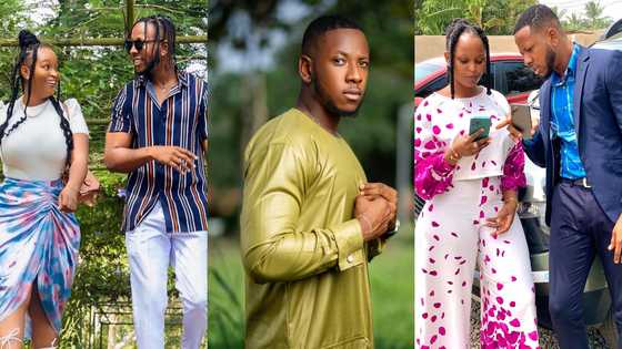 Ah - YOLO star Aaron Adatsi's fiancée, others react as he cuts hair to 'sakora' in new photo