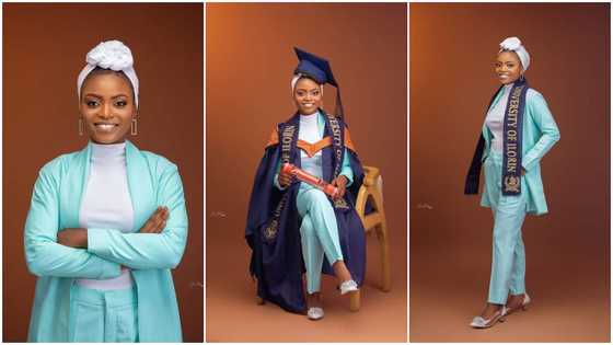 Lady becomes the only female in her department at the university to gain a first-class