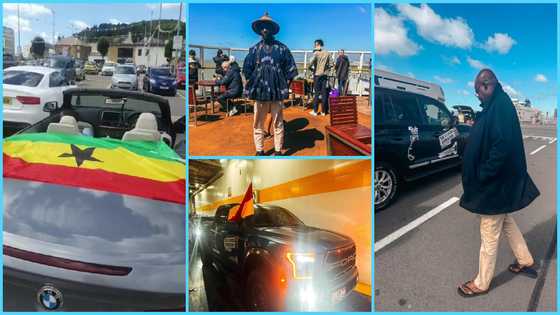 Ghanaians throng venue for the welcome party of Accra to London team, video drops